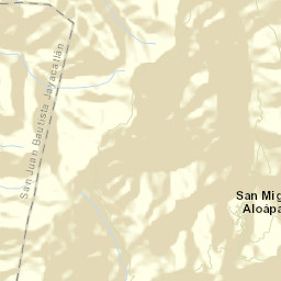 San Miguel Aloápam Street Map