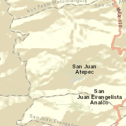San Juan Atepec Street Map