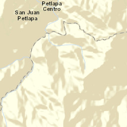 San Juan Petlapa Street Map