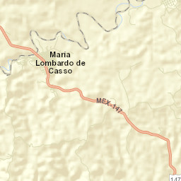 María Lombardo de Caso Street Map