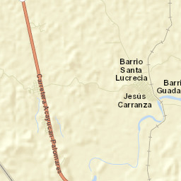 Jesús Carranza Street Map