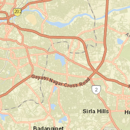 Gaddi Annaram Street Map