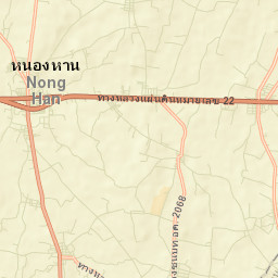 Amphoe Nong Han Street Map
