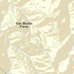 San Martín Peras Street Map