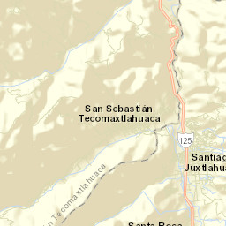 San Sebastián Tecomaxtlahuaca Street Map