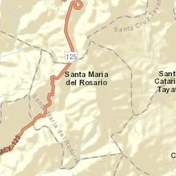 Santa Cruz Tayata Street Map