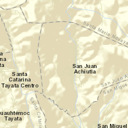 San Juan Achiutla Street Map