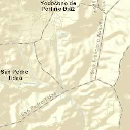 San Pedro Tidaá Street Map