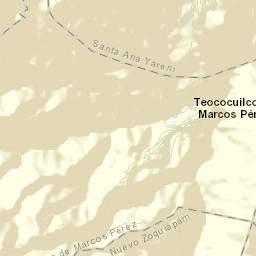 Teococuilco de Marcos Pérez Street Map