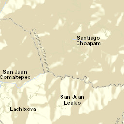 Santiago Choápam Street Map