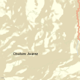 Chulum Juárez Street Map