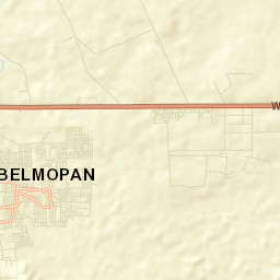 Belmopan Street Map