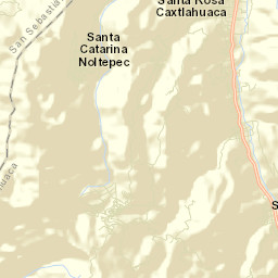 Santa Rosa Caxtlahuaca Street Map
