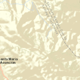 Santa María Yucunicoco Street Map