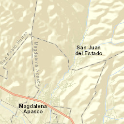 Magdalena Apasco Street Map