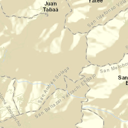 San Melchor Betaza Street Map