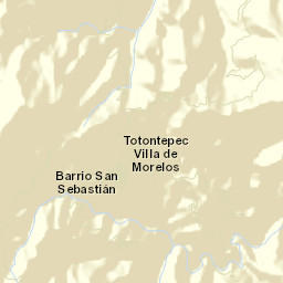 Totontepec Villa de Morelos Street Map