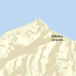 Ribeira Grande Street Map