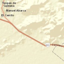 Técpan de Galeana Street Map
