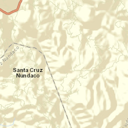 Santa Cruz Nundaco Street Map