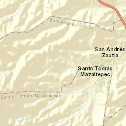 Santo Tomás Mazaltepec Street Map