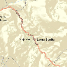 Yajalón Street Map