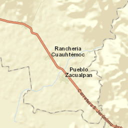 Cacalutla Street Map