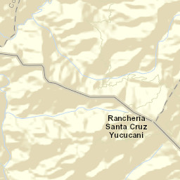 Santa Cruz Yucucani Street Map
