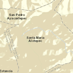 Santa María Alotepec Street Map