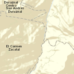 Carmen Zacatal Street Map