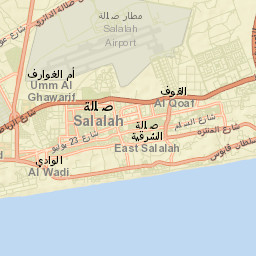 Şalālah Street Map