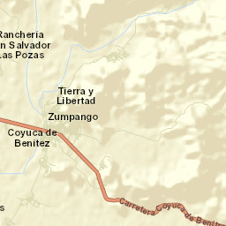Aguas Blancas Street Map