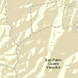 San Pablo Cuatro Venados Street Map