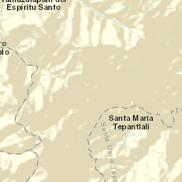 Santa María Tepantlali Street Map