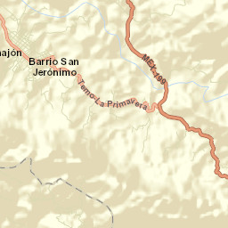 Bachajón Street Map