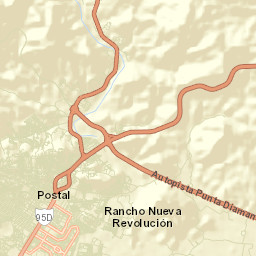 Colonia Nueva Revolución Street Map