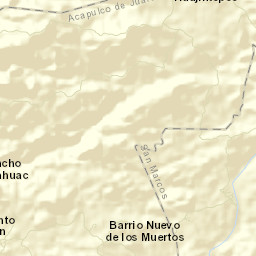 Barrio Nuevo de los Muertos Street Map