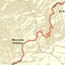 Mesones Hidalgo Street Map