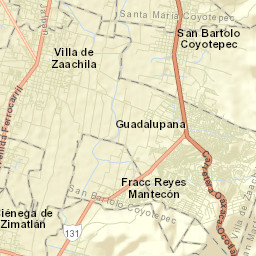 San Bartolo Coyotespec Street Map