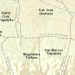 Santa Cruz Papalutla Street Map