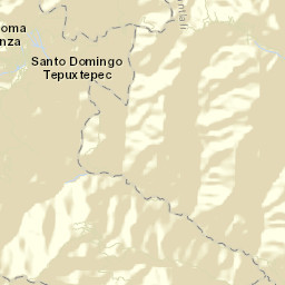 Santo Domingo Tepuxtepec Street Map