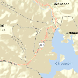 Chicoasén Street Map