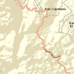 San Cayetano Street Map