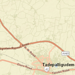 Tadepallegudem Street Map