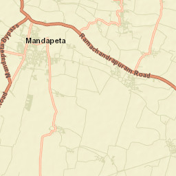 Mandapeta Street Map