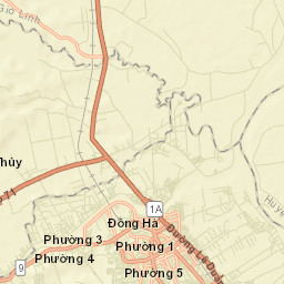 Ðông Hà Street Map