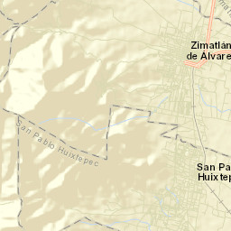 San Nicolás Quialana Street Map