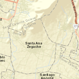 San Martín Tilcajete Street Map