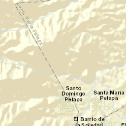 Santo Domingo Petapa Street Map