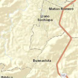 Matías Romero Street Map